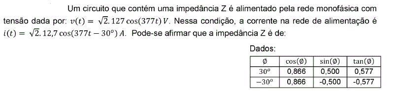 Imagem associada para resolução da questão