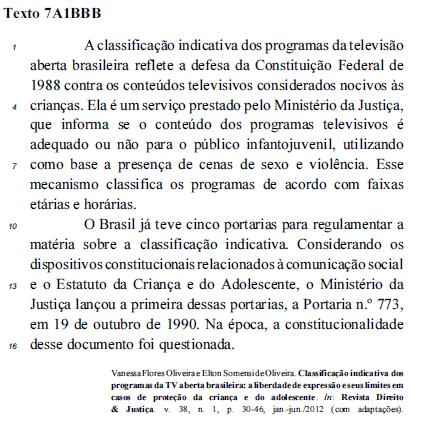 Imagem associada para resolução da questão