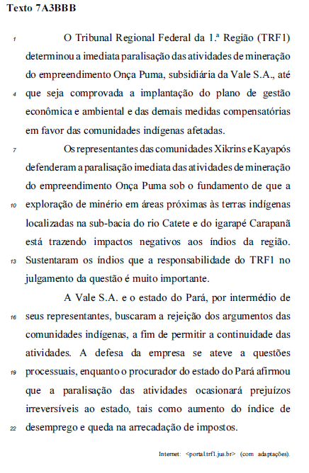 Imagem associada para resolução da questão