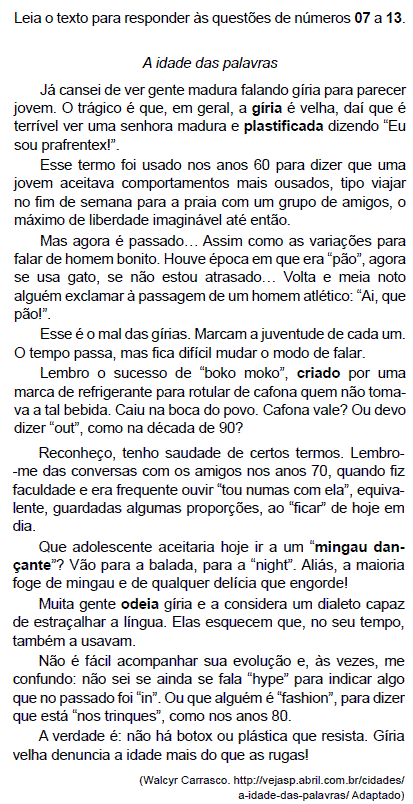 Imagem associada para resolução da questão