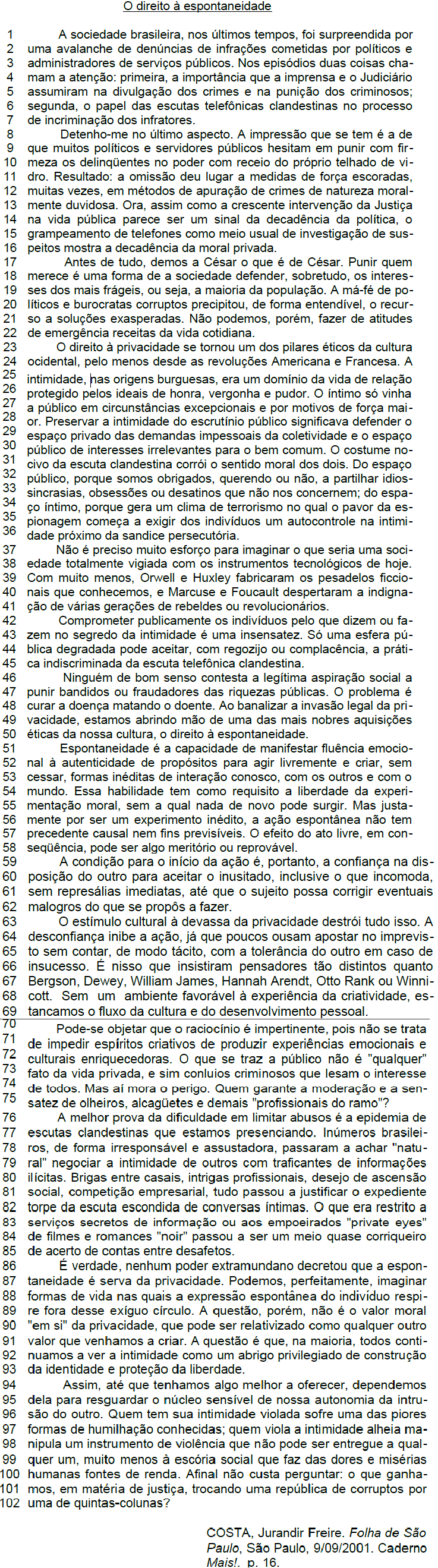 Imagem associada para resolução da questão