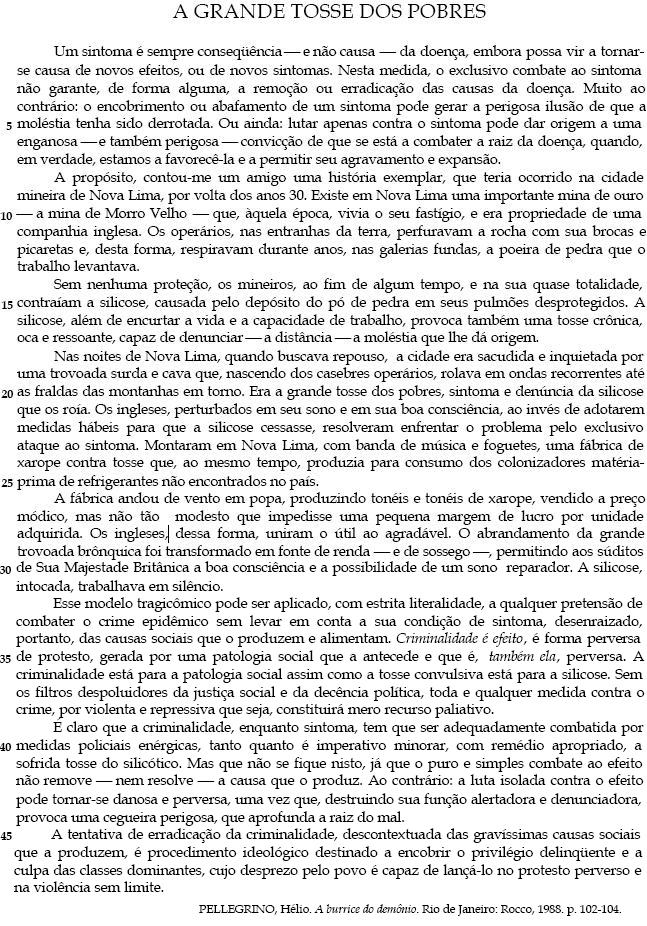 Imagem associada para resolução da questão
