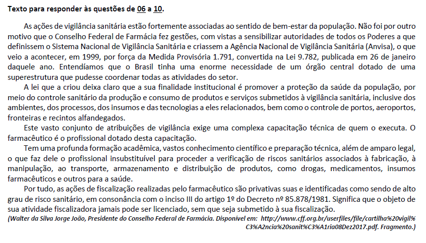 Imagem associada para resolução da questão