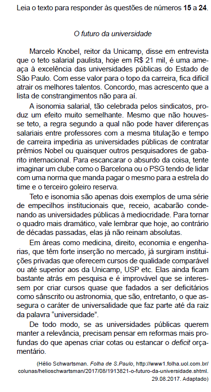 Imagem associada para resolução da questão