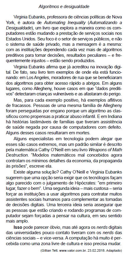 Imagem associada para resolução da questão