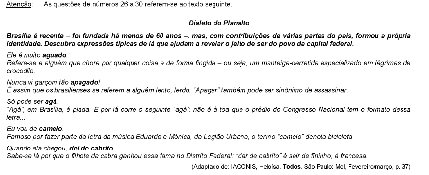 Imagem associada para resolução da questão
