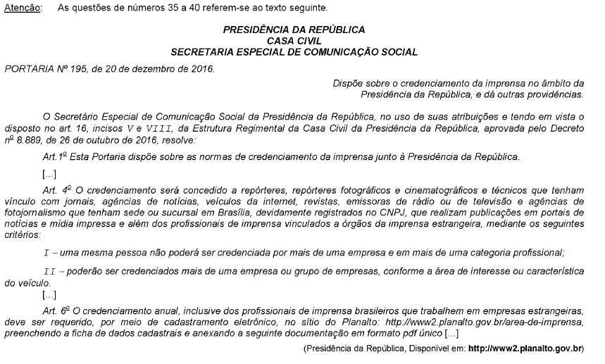 Imagem associada para resolução da questão