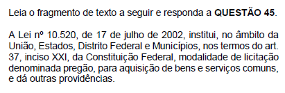 Imagem associada para resolução da questão