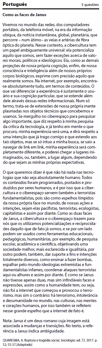 Imagem associada para resolução da questão