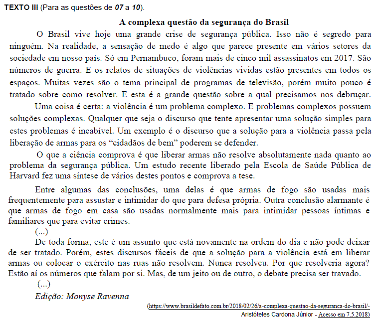 Imagem associada para resolução da questão