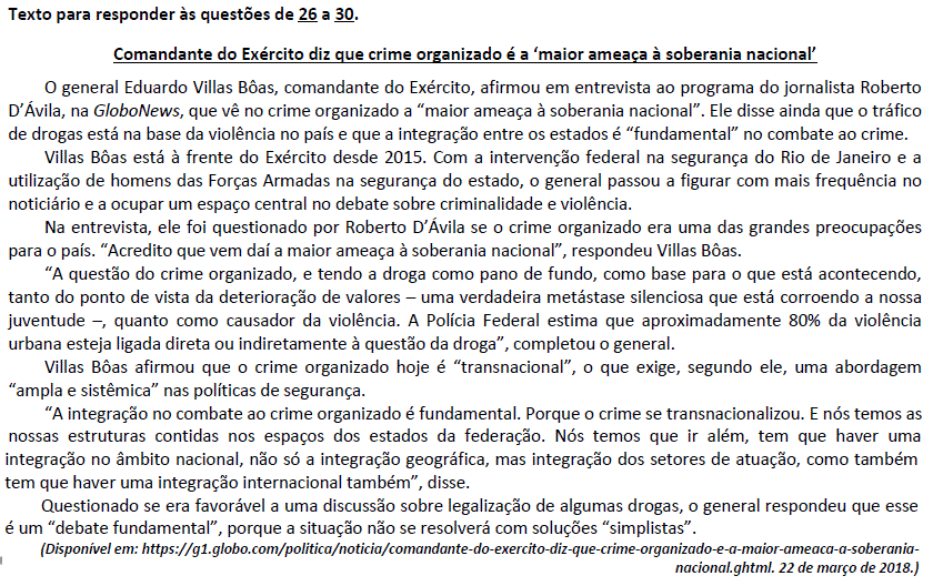 Imagem associada para resolução da questão