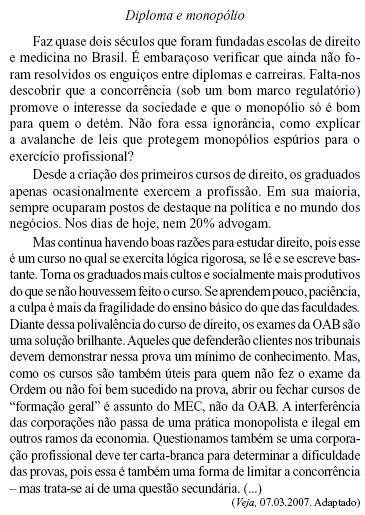 Imagem associada para resolução da questão