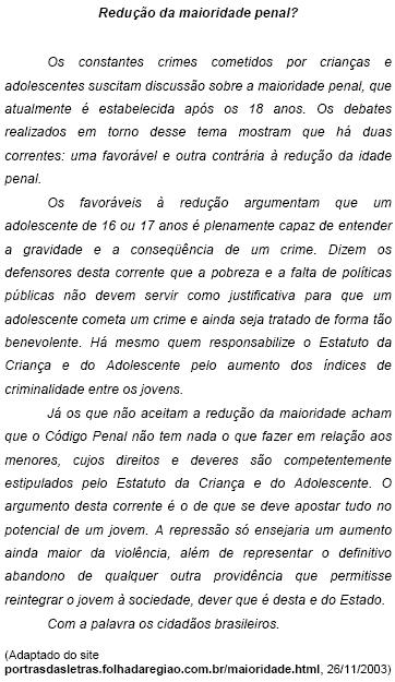 Imagem associada para resolução da questão