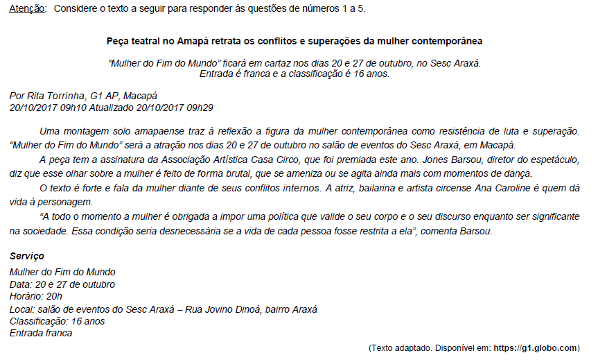 Imagem associada para resolução da questão