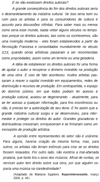 Imagem associada para resolução da questão