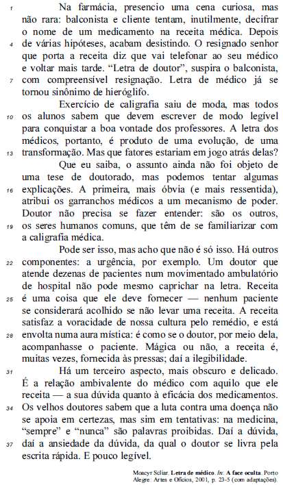 Imagem associada para resolução da questão