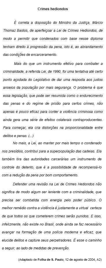 Imagem associada para resolução da questão