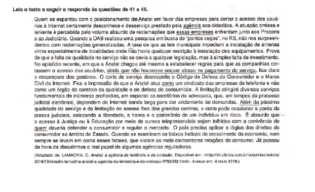 Imagem associada para resolução da questão
