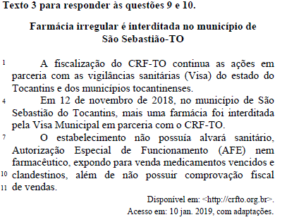 Imagem associada para resolução da questão