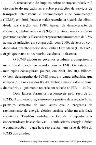 Imagem associada para resolução da questão