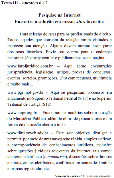 Imagem associada para resolução da questão