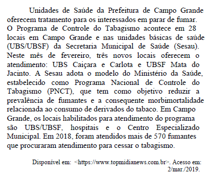 Imagem associada para resolução da questão