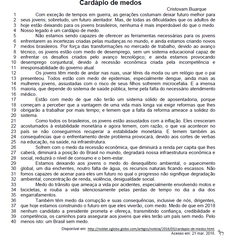 Imagem associada para resolução da questão