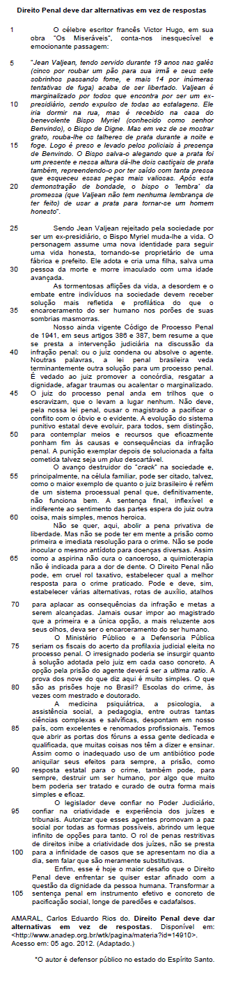 Imagem associada para resolução da questão
