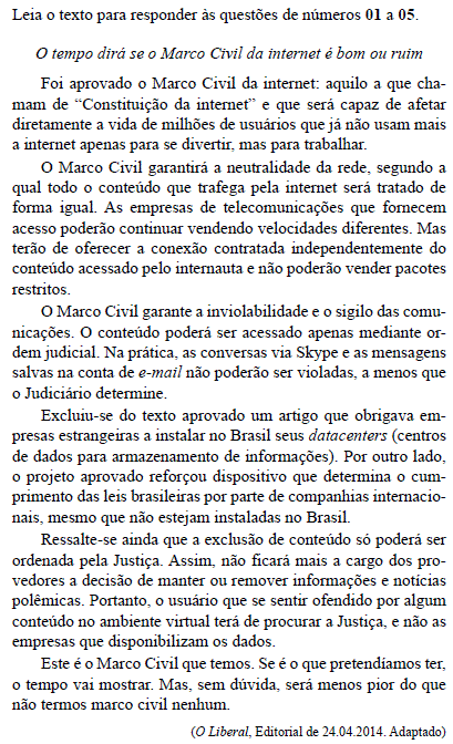 Imagem associada para resolução da questão