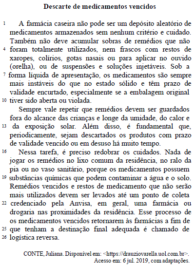 Imagem associada para resolução da questão