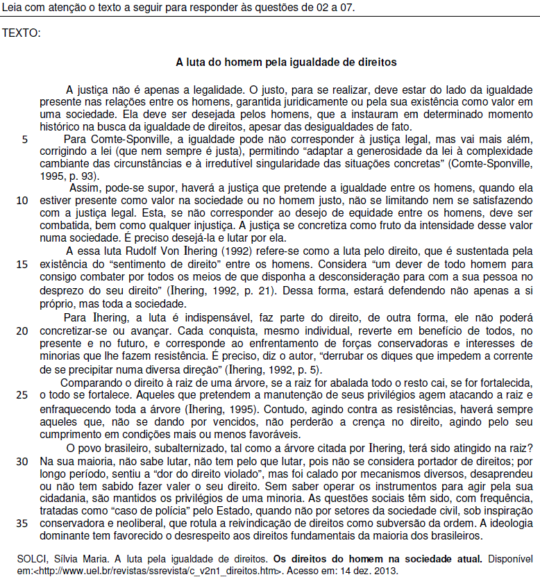 Imagem associada para resolução da questão