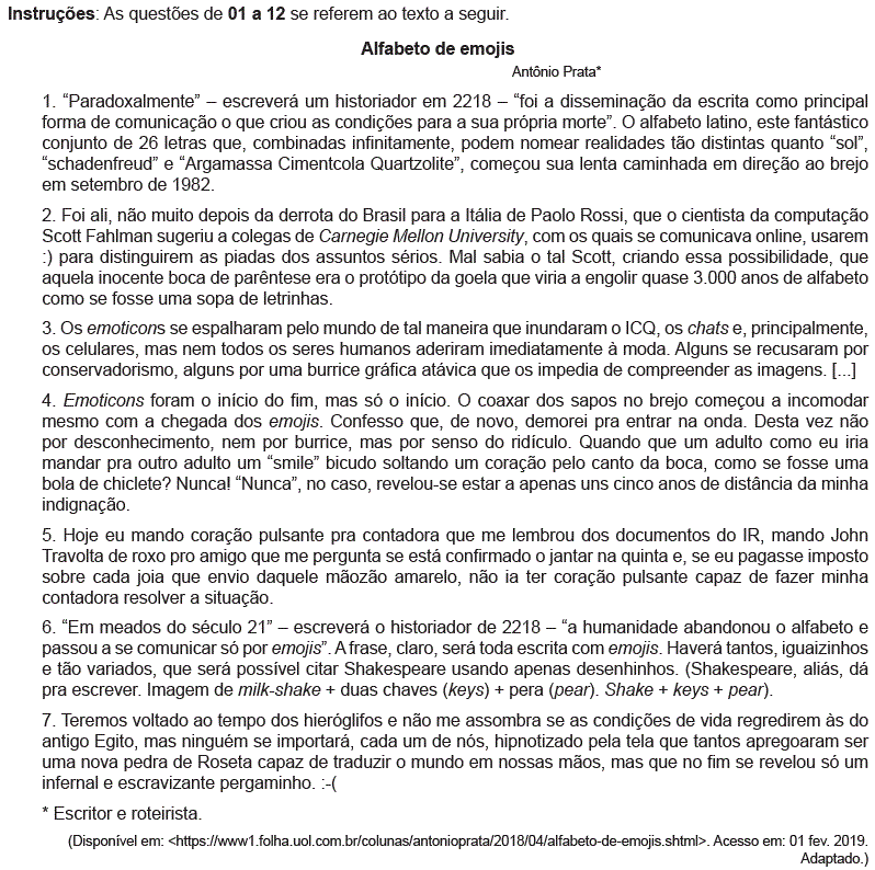 Imagem associada para resolução da questão