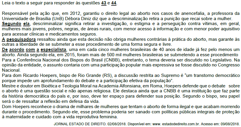 Imagem associada para resolução da questão