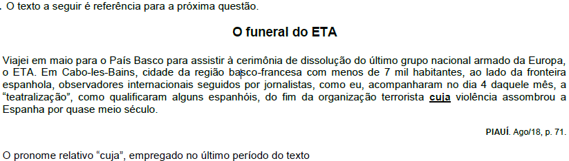 Imagem associada para resolução da questão