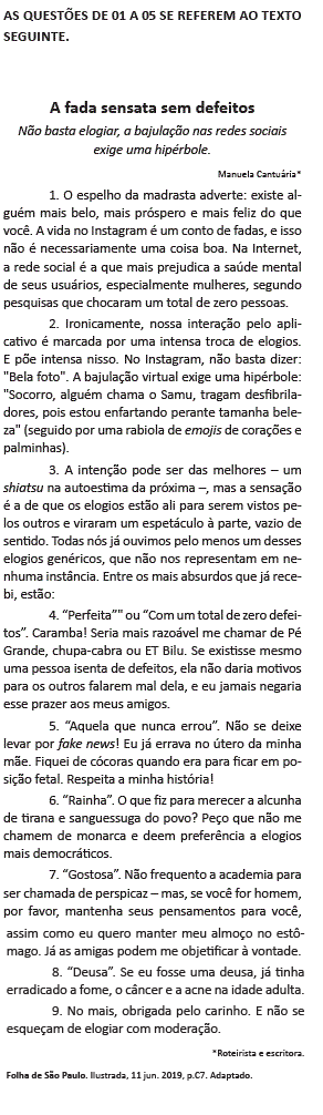 Imagem associada para resolução da questão