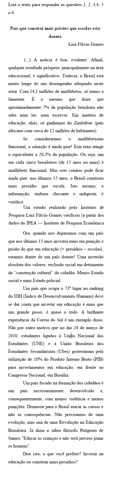 Imagem associada para resolução da questão
