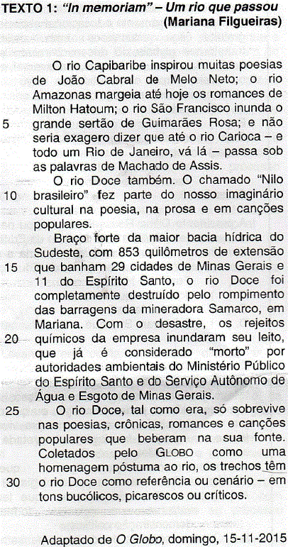 Imagem associada para resolução da questão