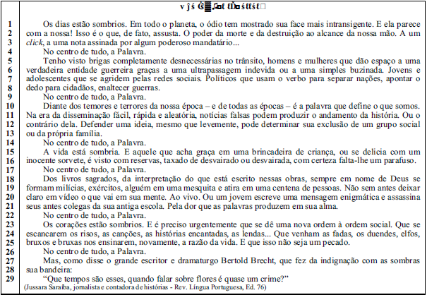 Imagem associada para resolução da questão