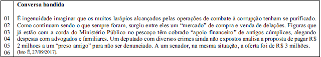 Imagem associada para resolução da questão