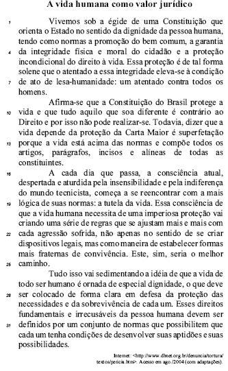 Imagem associada para resolução da questão