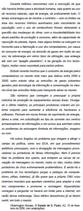 Imagem associada para resolução da questão