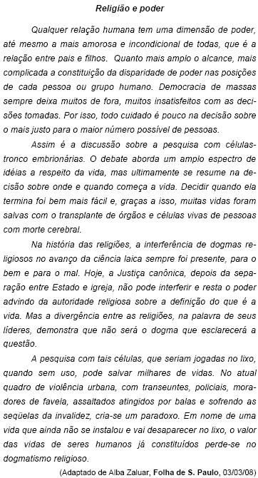 Imagem associada para resolução da questão