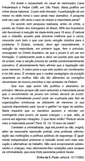 Imagem associada para resolução da questão