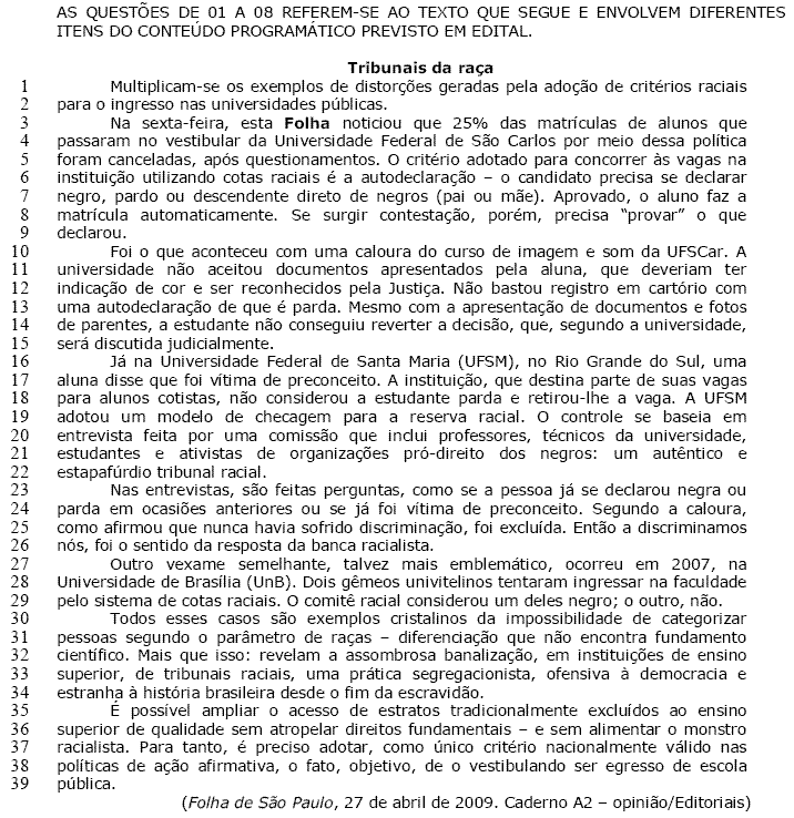 Imagem associada para resolução da questão