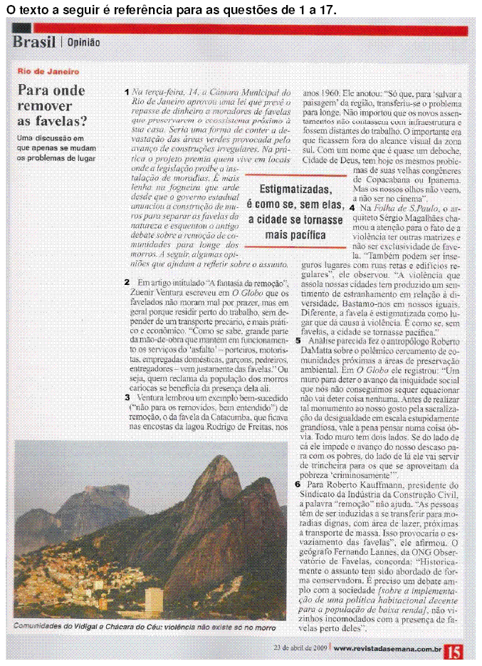 Imagem associada para resolução da questão