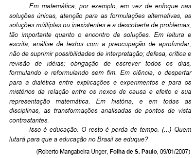 Imagem associada para resolução da questão