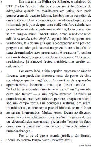 Imagem associada para resolução da questão